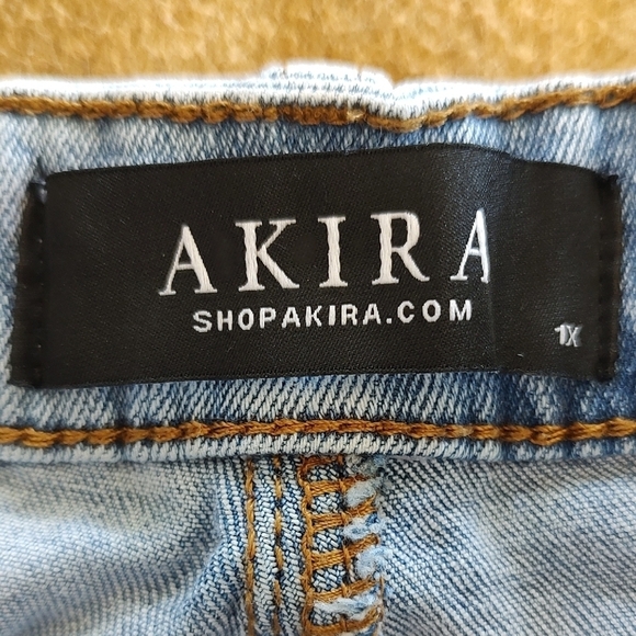 XL AKIRA LACE UP DAISY DUKE DENIM Micro SHORTS - Picture 7 of 9